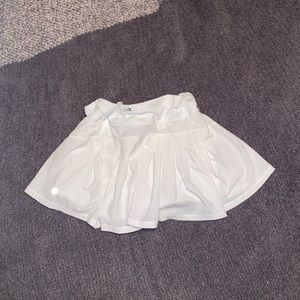 White Lululemon pleated tennis skirt
